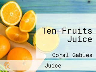 Ten Fruits Juice