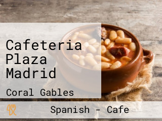 Cafeteria Plaza Madrid