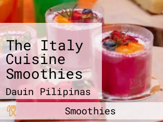 The Italy Cuisine Smoothies