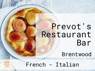 Prevot's Restaurant Bar