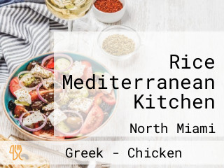 Rice Mediterranean Kitchen