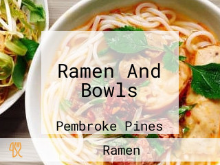 Ramen And Bowls