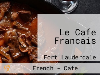 Le Cafe Francais