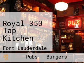 Royal 350 Tap Kitchen