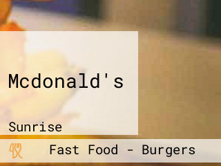 Mcdonald's