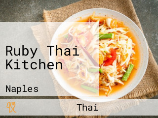 Ruby Thai Kitchen