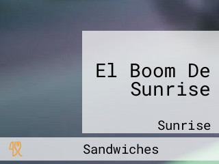 El Boom De Sunrise