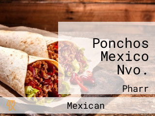 Ponchos Mexico Nvo.