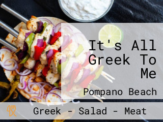 It's All Greek To Me