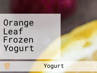 Orange Leaf Frozen Yogurt