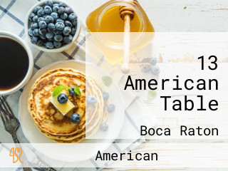 13 American Table