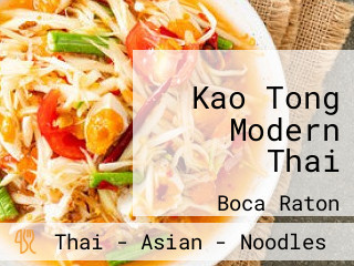 Kao Tong Modern Thai