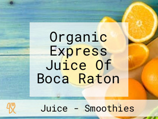 Organic Express Juice Of Boca Raton