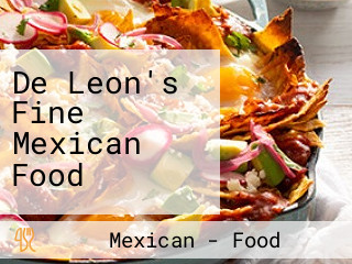 De Leon's Fine Mexican Food