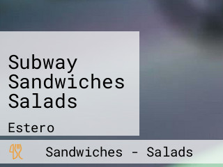 Subway Sandwiches Salads