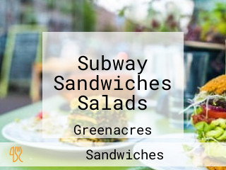 Subway Sandwiches Salads