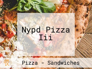 Nypd Pizza Iii