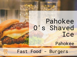 Pahokee O's Shaved Ice