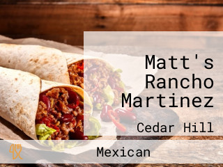 Matt's Rancho Martinez