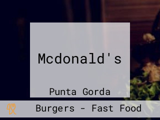 Mcdonald's