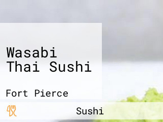 Wasabi Thai Sushi