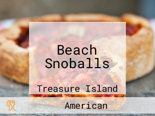 Beach Snoballs