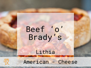 Beef ‘o’ Brady’s