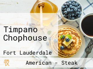 Timpano Chophouse