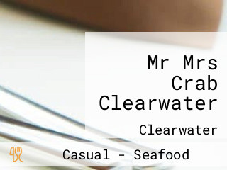 Mr Mrs Crab Clearwater