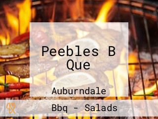 Peebles B Que