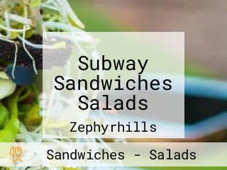 Subway Sandwiches Salads