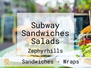 Subway Sandwiches Salads