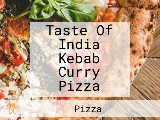 Taste Of India Kebab Curry Pizza