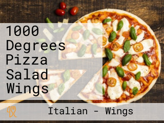 1000 Degrees Pizza Salad Wings