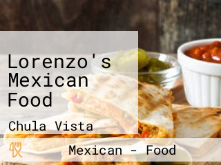 Lorenzo's Mexican Food