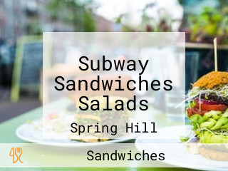 Subway Sandwiches Salads