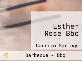 Esther Rose Bbq