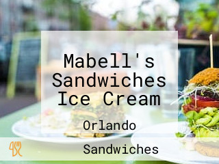 Mabell's Sandwiches Ice Cream