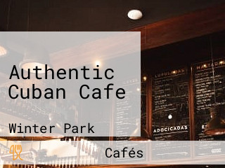 Authentic Cuban Cafe