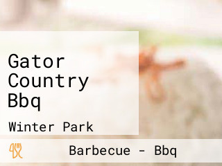 Gator Country Bbq