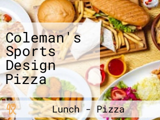 Coleman's Sports Design Pizza