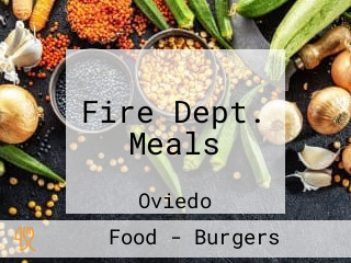 Fire Dept. Meals