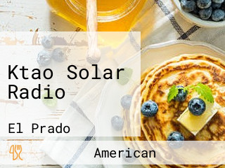 Ktao Solar Radio