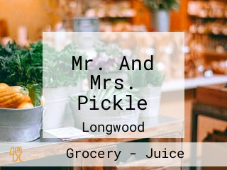 Mr. And Mrs. Pickle