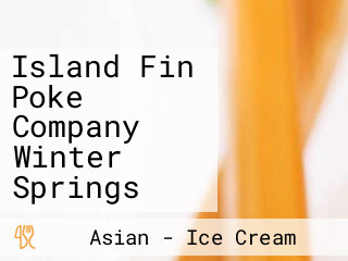 Island Fin Poke Company Winter Springs