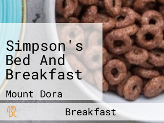 Simpson's Bed And Breakfast