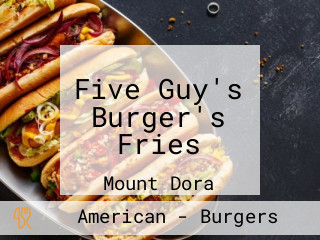 Five Guy's Burger's Fries