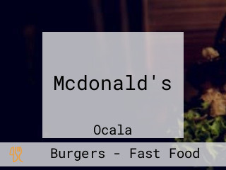 Mcdonald's