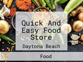 Quick And Easy Food Store