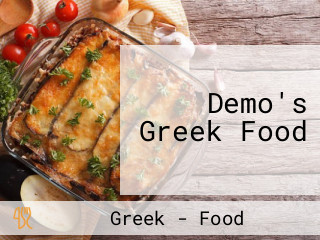 Demo's Greek Food